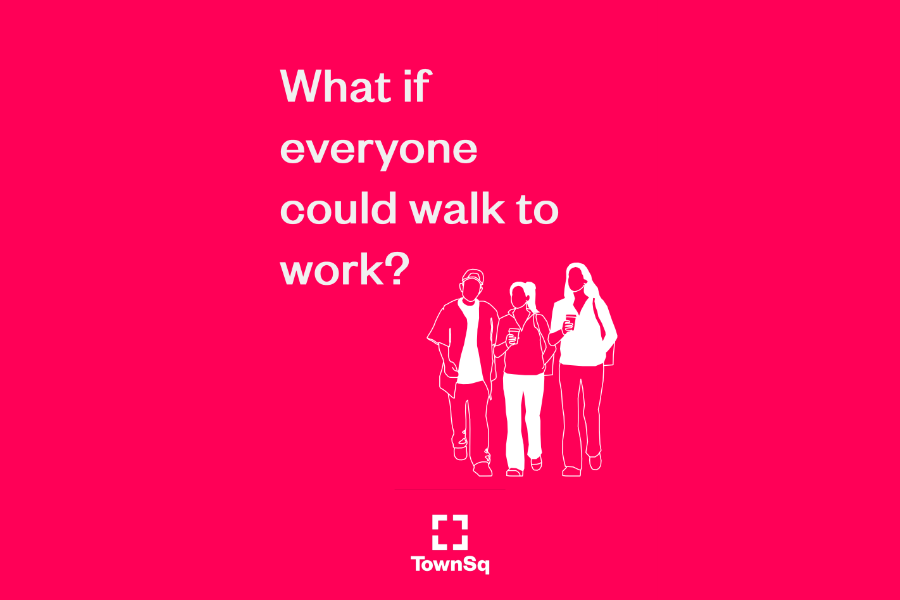 Whitepaper cover: What if everyone could walk to work?