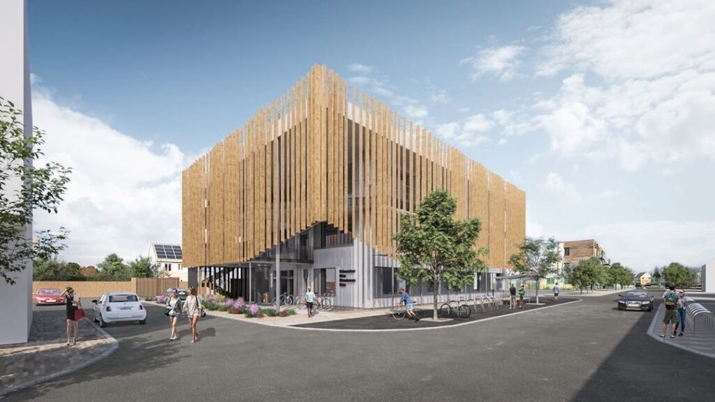perch eco building, townsq bicester